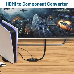 HDMI to Component Converter, HDMI to YPbPr Adapter Support 1080P/720p , VCD, …