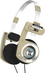 Limited Edition Retro On-Ear Headphones with In-Line Microphone & Carry Case