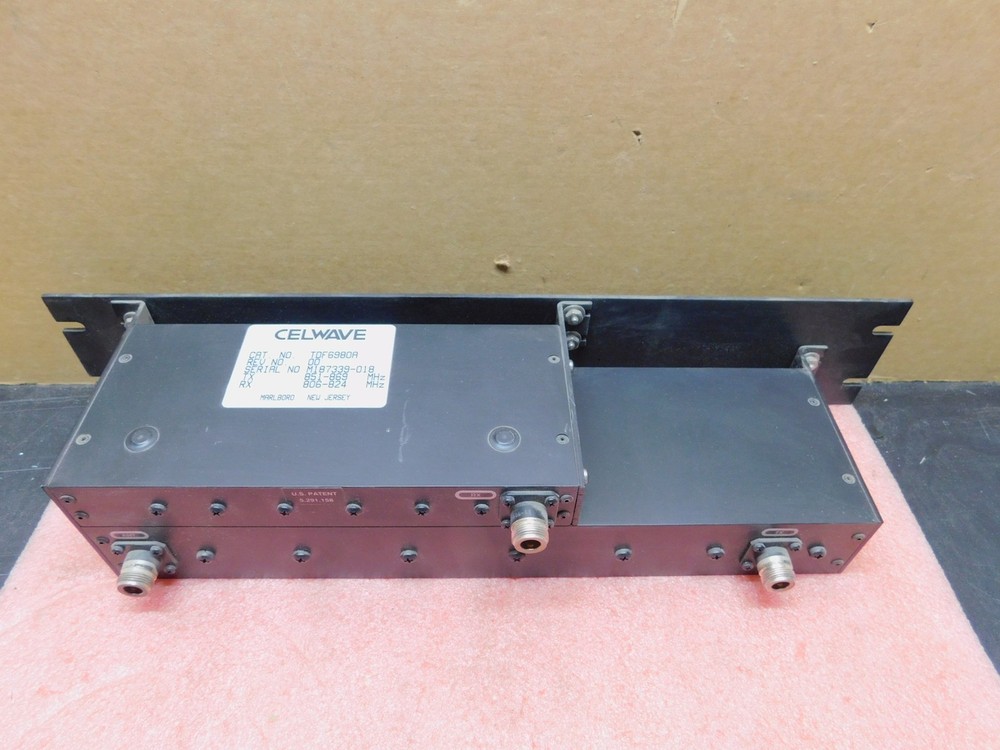 CELWAVE 800MHz Duplexer — TDF6980A — 851-869MHz TX // 806-824MHz RX
