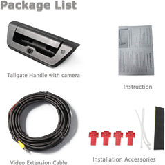 Tailgate Handle Backup Rear View Camera for Ford F150 2015 2016 2017 Manual Type