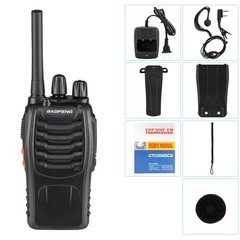 2 x Baofeng BF-88A 40-48 Hours Working Two-way Ham Radio 5W 16CH Walkie Talkie