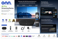 New 2026 onn 4K Pro Streaming Device, Google TV with Gemini – Ultra-fast
