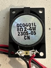 Pair GC0401L Miniature Rectangular 8Ω 2-4 Watt Display Board Gaming Speakers NEW