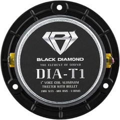 Black Diamond DIA-T1 3.78″ Super Bullet Tweeter 240W 4 Ohms Built in Crossover