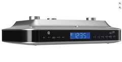 Radio FM Reloj Alarma Timer Digital Para Debajo Del Gabinete De Cocina Bluetooth