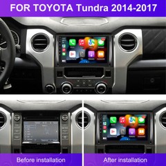4+64GB Android 15 Car Stereo Radio GPS CarPlay For Toyota Tundra XK50 2014-2017