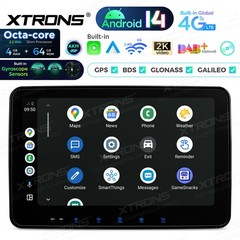2 Din Android 14 DVD Player 10.1″ Car Stereo 4G LTE 4GB RAM 64GB ROM GPS BT 5.0