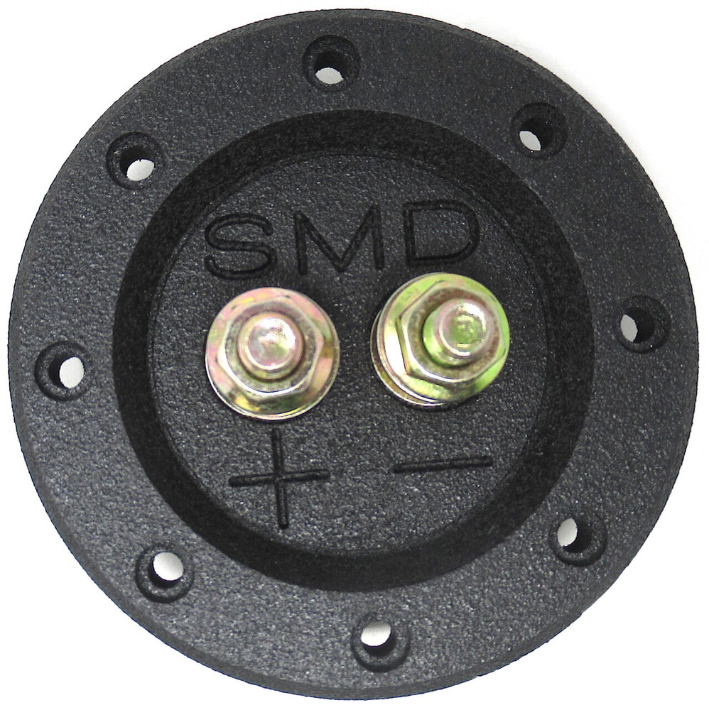 Steve Meade SMD Single Box Terminals Heavy Duty Grade 8 Hardware PVC Black