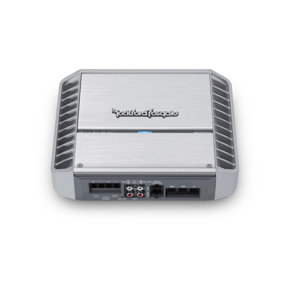 Rockford Fosgate PM300X2 Marine Amplifier – 2 Ch, 300W Bridged, 150W x 2 @ 2-Ohm