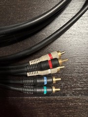 RCA Component Cable 5 Male To 5 Male Video Audio AV Hdtv Cord Adapter 3 New