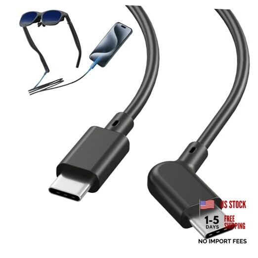 AR Smart Glasses USB-C Cable – 20Gbps USB 3.2 Gen2 & 60W Fast 6.6 FT (2M)