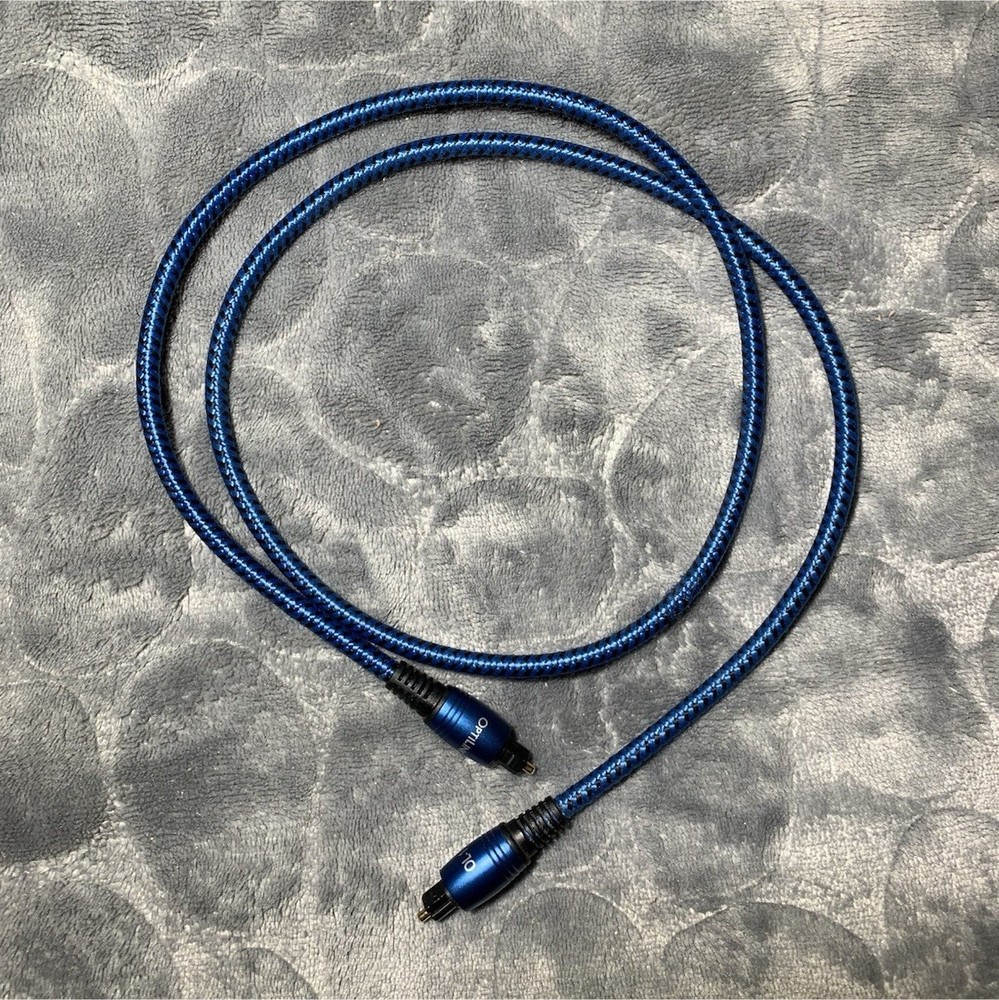 OPTILINK OL-1 Optical Audio Cable Blue Gold Plated Optical Audio Male Connectors