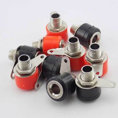 10pairs Male + Female 4mm Banana Plug + Socket Screw Connector J072 Audio USA