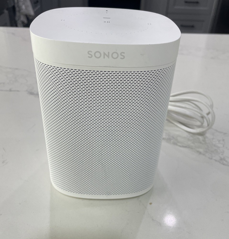 Sonos One Gen 1 A100 S13 Smart Speaker White Tested w/ Power Cord