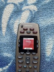 Logitech Harmony 650 Universal Color Screen Remote Silver Tested & Works