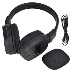 Stereo Foldable Receiver Over-Ear Headphone uses 2 AAA batteries (Not included)
