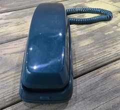 Vintage Lenoxx Sound PH-300 Dark Green Wall Mount Desk Phone Telephone