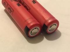 NEW!!! 2 pc SANYO UR 14500 AC Li-ion 740mAh Rechargeable 3.7v FLAT-TOPS