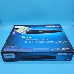 PHILIPS BDP2501 Blu-ray/DVD Player/Streaming Apps~HDMI Cable NOT Included~NEW!