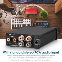 Nobsound Mini 2.0 Channel Digital Amplifier HiFi Stereo Desktop Audio Amp 100W×2