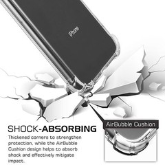 For Apple iPhone X Case Silicone Crystal Clear Bumper Gel iPhone 10 Soft Cover
