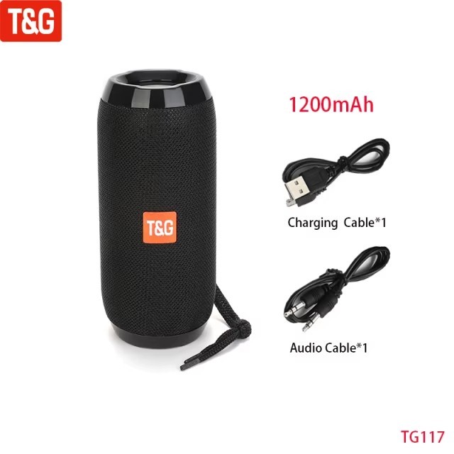 Portable Bluetooth Wireless Speaker Waterproof Stereo Bass USB TF FM Radio