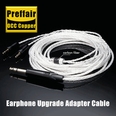 8Core OCC Silver Plated 6.35mm to Dual 3.5mm Focal ELEAR Replacement Cable