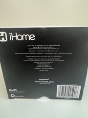 IHome Alarm Clock Speaker With USB Charging Model IHM51R Clock & Power Supply