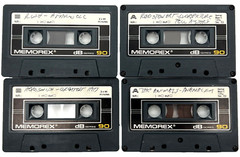 MEMOREX DB SERIES 90 TAPE LOT OF 4 VINTAGE AUDIO CASSETTES
