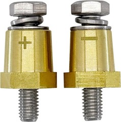 Effortless Installation M8 Battery Terminal Posts – Durable Brass Construction