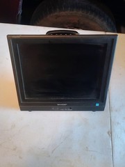 Sharp Aquos LC-13S1U-B 13″ LCD TV Monitor For Parts Repair Untested