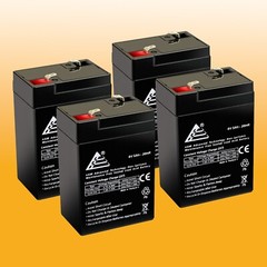 6V 5Ah Emergency Exit Lighting SLA Battery – PACK OF 4 BATTERIES