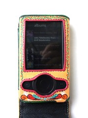 Microsoft Zune 30GB . Stylized as Uftyuga painted.