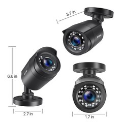 ZOSI HD 1080p 4in1 Outdoor CCTV Bullet Security Surveillance Camera Wide Angle