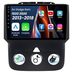 4GB RAM+64GB ROM Car Radio for Dodge Ram 1500 2500 2013-2018: 1280 * 9 Inches