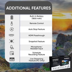 SoundBeast 4K HD Video Capture Box – or Live Stream Medium, Black
