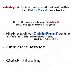 500 FT RG11 Underground COAX CABLE INDOOR/OUTDOOR black Direct Burial Drop w GEL