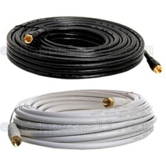 RG59 Gold Plated Coaxial Digital Cable for Satellite TV VCR Video 25′ 50′ 80′