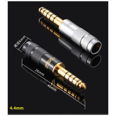 3.5mm 4.4 2.5mm Female Male Stereo Audio Cable Headphone Jack Plug Connector Lot