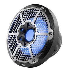 DS18 10″ Marine Subwoofer with LEDs – 300w Rms 4-ohm SVC CF-10SUB Carbon Fiber