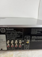 Panasonic SA-HT70 5 Disc DVD Home Theater System 5 Speakers Subwoofer Remote
