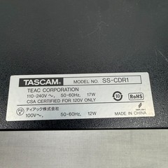 Tascam SS-CDR1 CD/Compact Flash Recorder with Remote