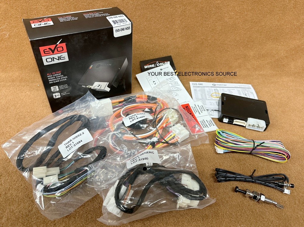 NEW Fortin EVO-ONE-NIS5 Remote Start, Select 2005+ Regular Key Nissan Vehicles