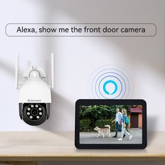 JENNOV Wireless Security Camera System Audio 10CH WIFI NVR 5MP CCTV Kit 1TB HDD