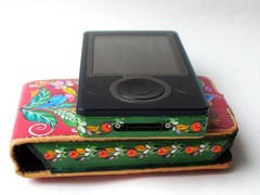 Microsoft Zune 30GB . Stylized as Uftyuga painted.