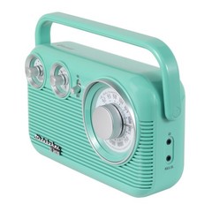SB2003BT Bluetooth Retro Portable AM/FM Radio with AC or Battery Operation (T…