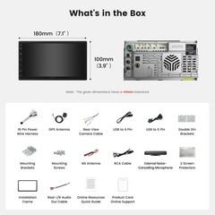 ATOTO AI Android Car Stereo 7” 2DIN Carplay with Front Cam Golden Hour Alert