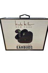 Nicole Miller True Wireless Fashion Earbuds Black