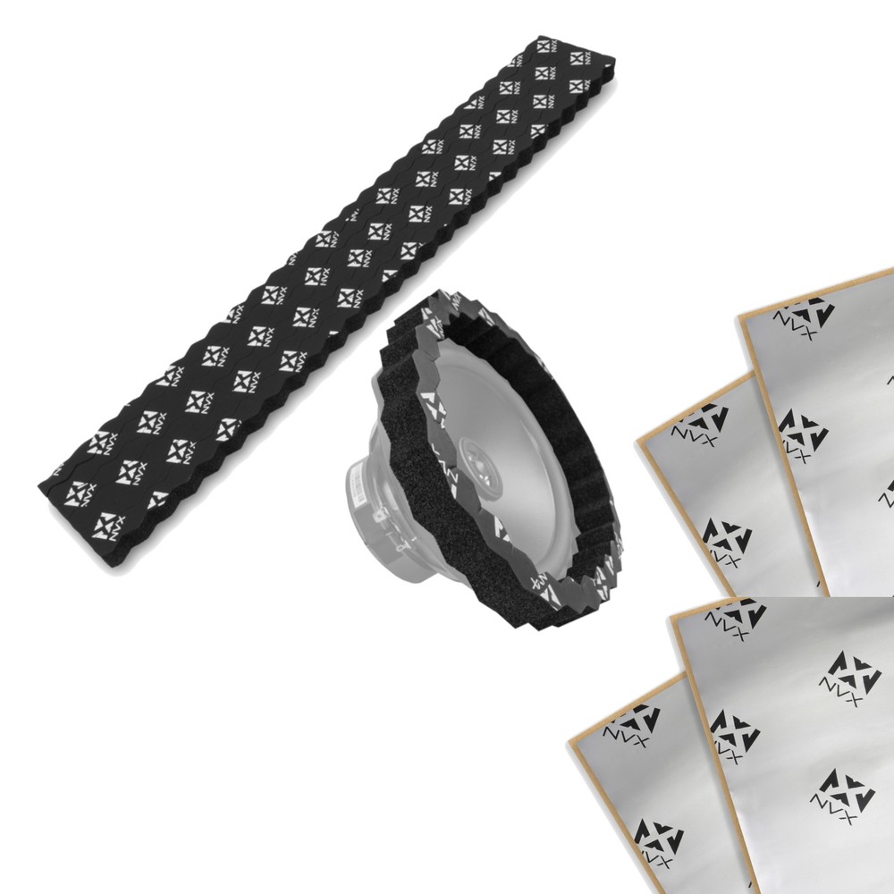 NVX UNIFRING Universal Baffles & Sound Damping Vehicle Kit