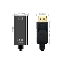 Lot 50X DP Display Port Male To HDMI Female Cable Converter Adapter 4K 1080 HD